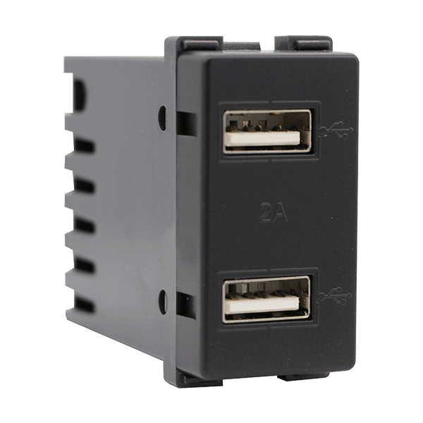 27014-3 LECCE ΠΡΙΖΑ USB ΔΙΠΛΗ ΑΝΘΡΑΚΙΤΗΣ - Image 1