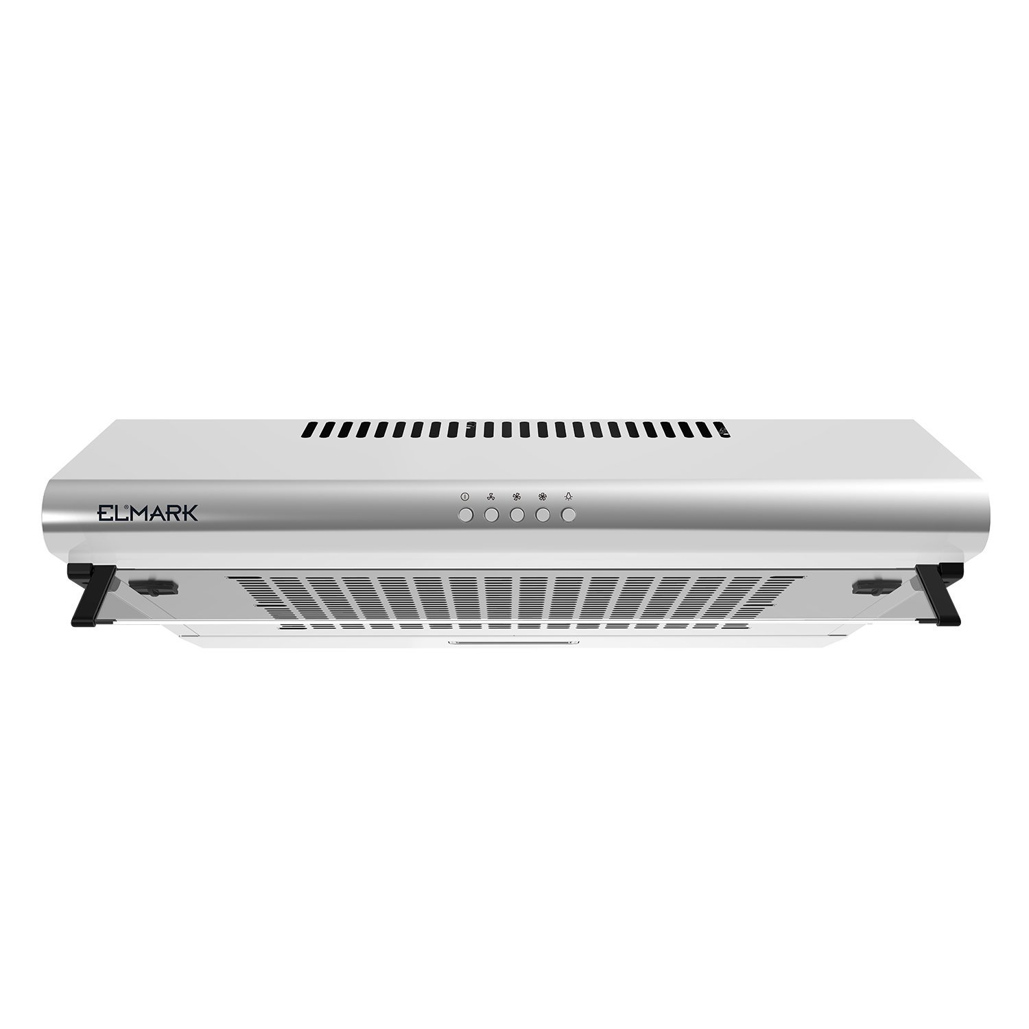 300020 Elmark Απορροφητήρας Τοίχου 60cm 310m³/h White Με Φίλτρα Άνθρακα EL-60F49WH (Produced for ELMARK by Midea) - Image 1