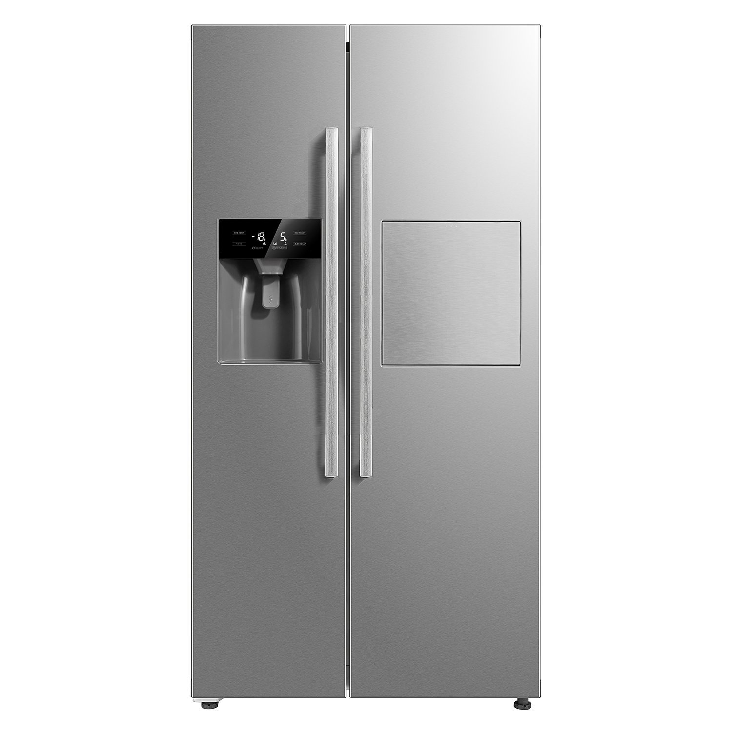 300192 Elmark EL-657R Ψυγείο Side By Side No Frost Inox 516L Με Home Bar & Παγοποιητή Ύψους 1.78m (Produced for ELMARK by Midea) - Image 1
