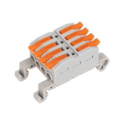 TERMINAL BLOCK FOR DIN RAIL 4 INPUT/4 OUTPUT 4.00M