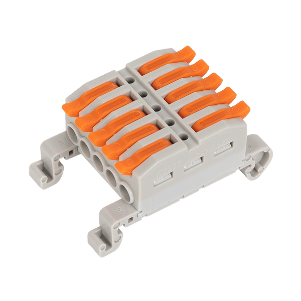 31042-3 TERMINAL BLOCK FOR DIN RAIL 5 INPUT/5 OUTPUT 4.00M - Image 1