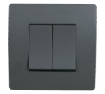 EL BASIC TG103 2 BUTTONS 1 WAY SWITH GRAPHITE-OLD - Image 2