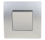 EL BASIC TG115 1 BUTTON CROSS WAY SWITCH SILVER GR