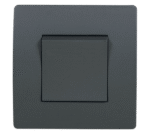 EL BASIC TG115 1 BUTTON CROSS WAY SWITCH GRAPHITE-