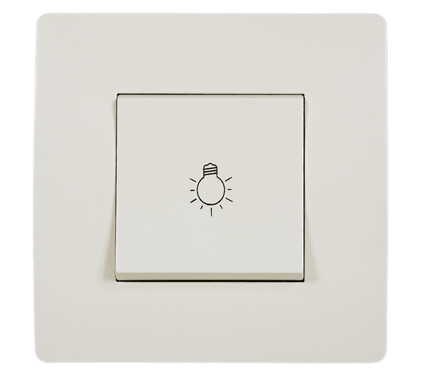 38101S-1 EL BASIC TG112A PUSH BUTTON SWITCH CREAM-OLD - Image 1