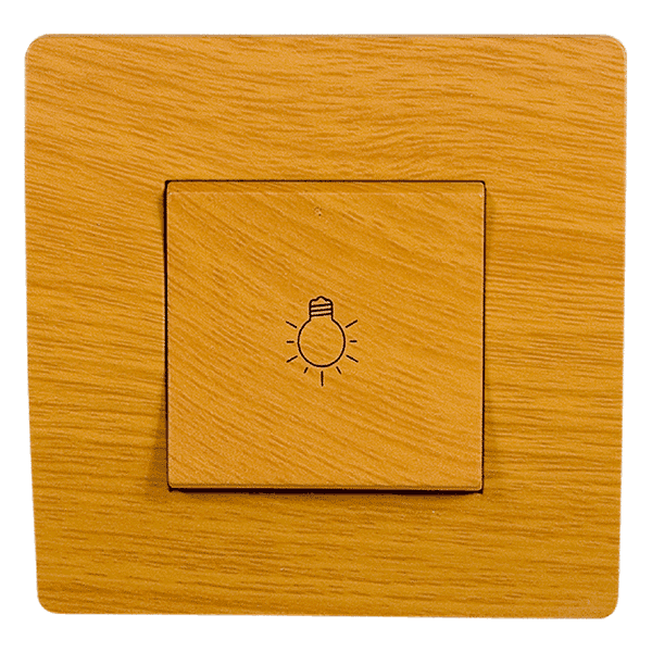 38105S-1 EL BASIC TG112A PUSH LIGHT BUTTON SWITCH PEAR-TREE - Image 1