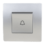 EL BASIC TG112 DOORBELL SWITCH SILVER GREY-OLD - Image 2