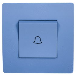 EL BASIC TG112 DOORBELL SWITCH BLUE-OLD