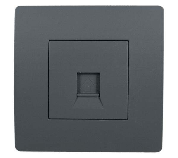 38303S-1 EL BASIC TZ112 COMPUTER LINE SOCKET GRAPHITE-OLD - Image 1