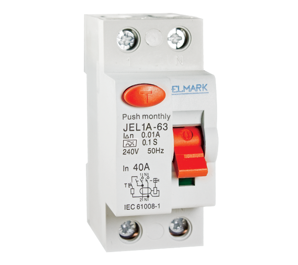 40582 ΡΕΛΕ ΔΙΑΡΡΟΗΣ JEL1A 2P 80A/100MA - Image 1