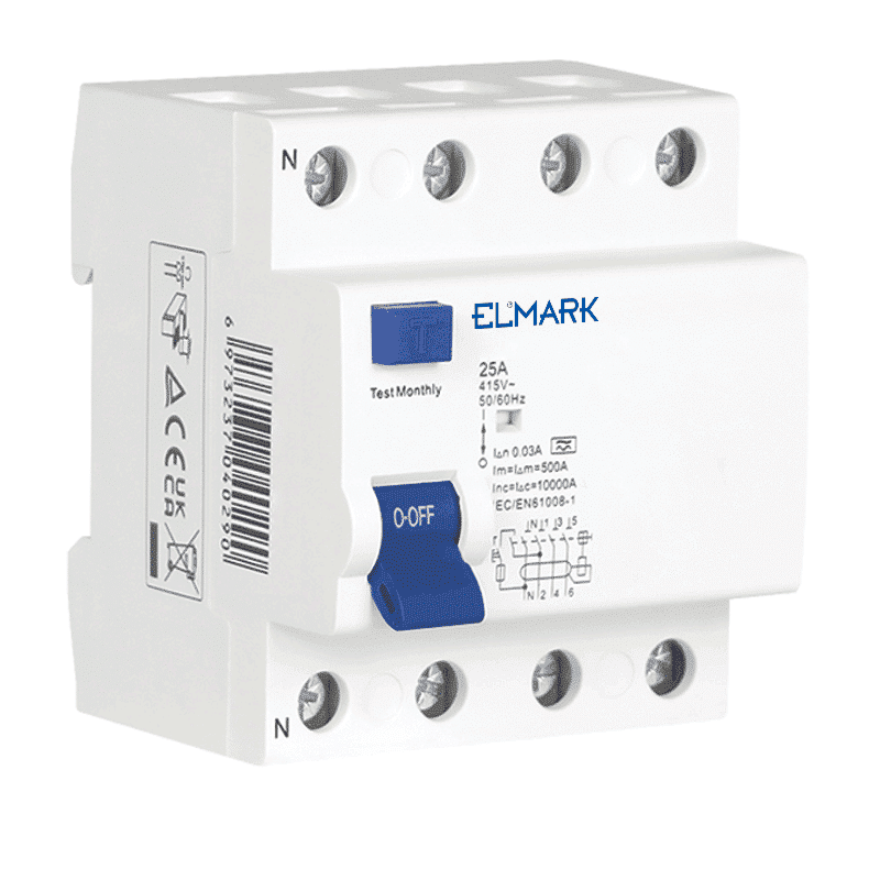 40681-3 ΡΕΛΕ ΔΙΑΡΡΟΗΣ JEL1A 4P 80A/30MA - Image 1