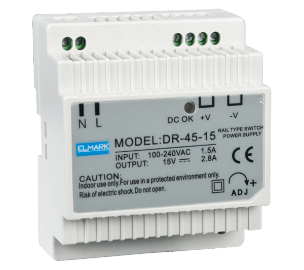 46DR455-2 ΣΥΣΚΕΥΗ ΤΡΟΦΟΔΟΣΙΑΣ DR-45-5 5V ΤΑΣΗ ΕΞΟΔΟΥ - Image 1