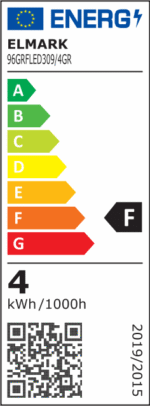 GRF309 LED ΦΩΤΙΣΤΙΚΟ ΚΗΠΟΥ 4W 4000K IP65 ΓΚΡΙ - Image 2