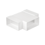 EL02-409 PVC T-JOINT FOR FLAT DUCTS 110x55MM - Image 2