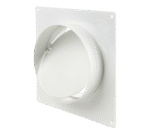 EL02-505 PVC WALL FLANGE WITH VALVE D100MM - Image 2