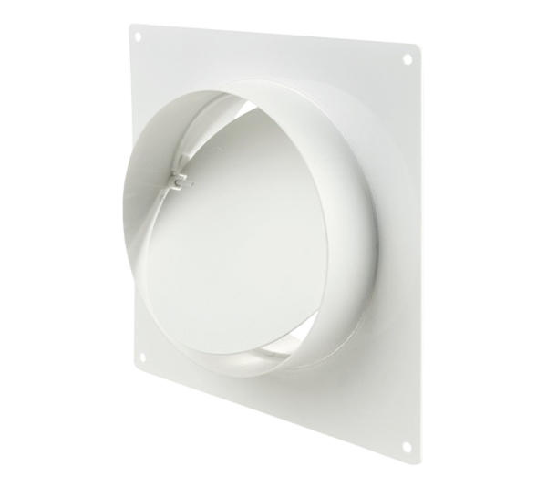 500234 EL02-505 PVC WALL FLANGE WITH VALVE D100MM - Image 1