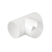 EL02-460 PVC T-JOINT FOR ROUND DUCTS D100MM