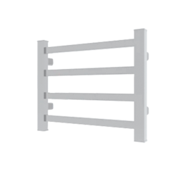 Elmark Electric Wall Tower Rack 70W Λευκό – 530×420×100mm (500355) (Produced for ELMARK by Midea)