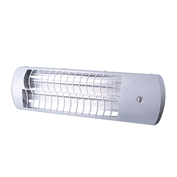 500368 Θερμάστρα Χαλαζία ELMARK EL-QH1200G 1200W Επιτοίχια IPX4 Ασημί (Produced for ELMARK by Midea) - Image 1