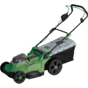 Elmark Επαναφορτιζόμενη Χλοοκοπτική Μηχανή 2x20V Brushless EL-107 Με 2 Μπαταρίες & Φορτιστή