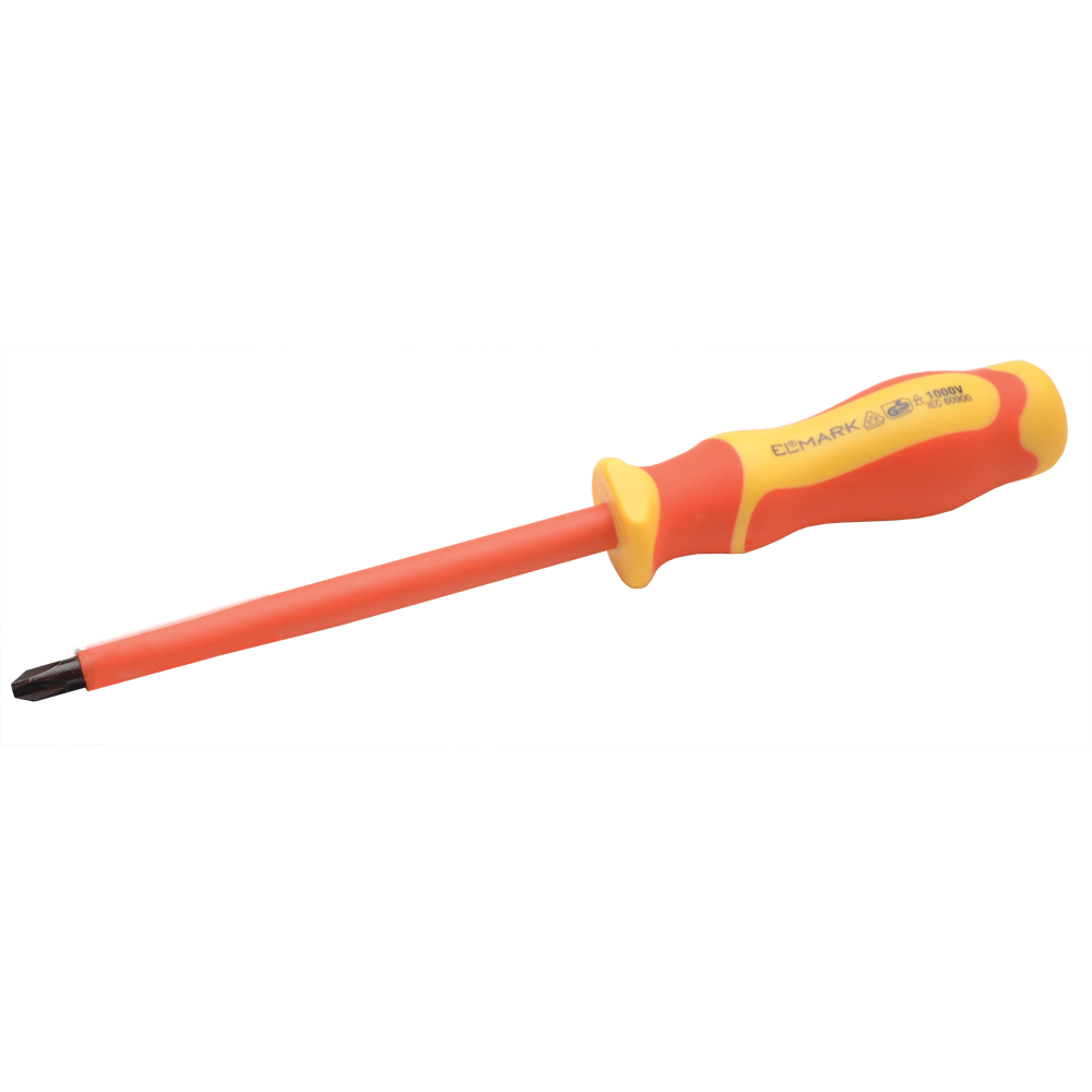 598018 VDE INSULATED SCREWDRIVER- PH 1000V PH1X80MM - Image 1
