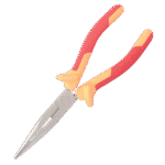 VDE CRV INSULATED LONG NOSE PLIERS 150MM 1000V - Image 2