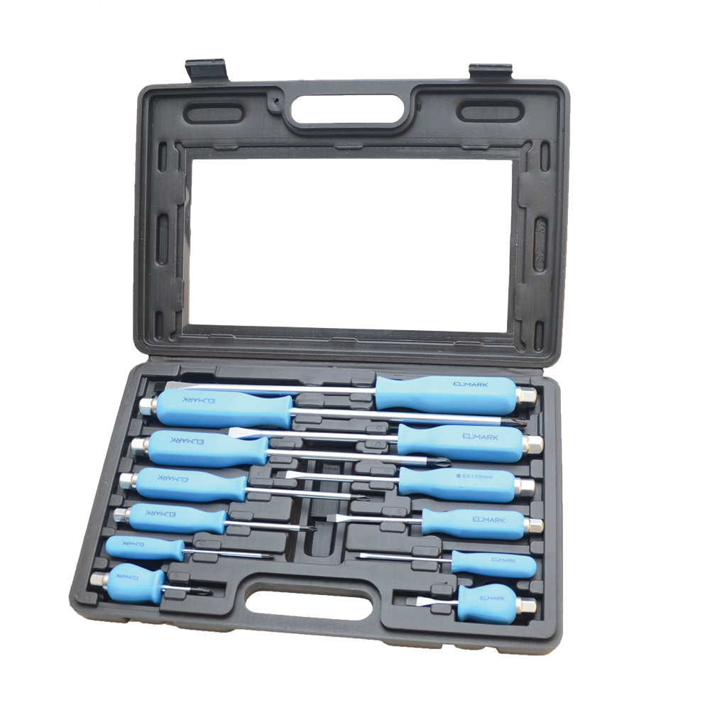 598118 12PCS SCREWDRIVER SET CRV - Image 1