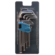 9PCS BALL POINT INNER HEX KEY SET 170mm LONG ARM