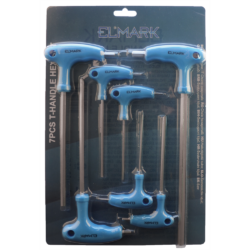 7PCS T-HANDLE HEX SET