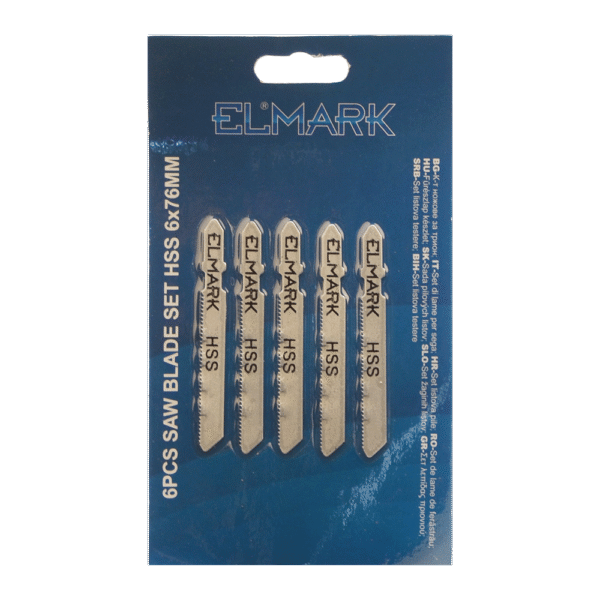 6PCS SAW BLADE SET HSS 6x76mm - Image 3