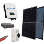 HYBRID Solar System 1P/3kW με Πάνελ 430W & Μπαταρία – ELMARK