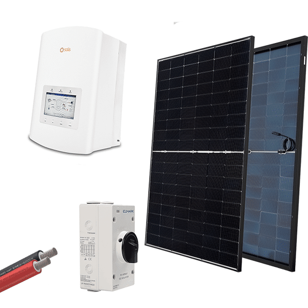 6S-1 ON GRID Solar System Set 1P/3.6kW με Πάνελ 430W – ELMARK - Image 1