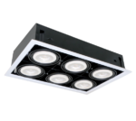 ΦΩΤΙΣΤΙΚΟ QUAD612 12W 6XE27 2700K ΓΚΡΙ ΣΚΟΥΡΟ