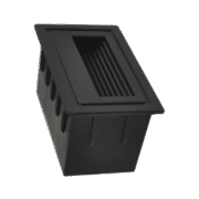GRF013 LED 2W 3000K IP65 ΜΑΥΡΟ