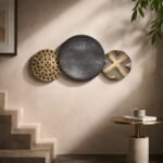 98085 Μεταλλικό Διακοσμητικό Τοίχου Spheres 91x7x47CM - Image 2