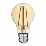 GloboStar® 99038 Λάμπα LED Filament E27 A60 Γλόμπος 10W 900lm 2200K Dimmable Μελί Γυαλί