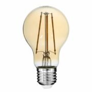 GloboStar® 99038 Λάμπα LED Filament E27 A60 Γλόμπος 10W 900lm 2200K Dimmable Μελί Γυαλί