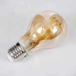 GloboStar® 99038 Λάμπα LED Filament E27 A60 Γλόμπος 10W 900lm 2200K Dimmable Μελί Γυαλί - Image 3