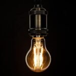 GloboStar® 99038 Λάμπα LED Filament E27 A60 Γλόμπος 10W 900lm 2200K Dimmable Μελί Γυαλί - Image 2
