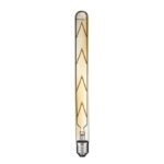 GloboStar® 99050 Λάμπα LED Filament E27 T30 Σωλήνας 8W 720lm 2200K Dimmable Μελί Γυαλί
