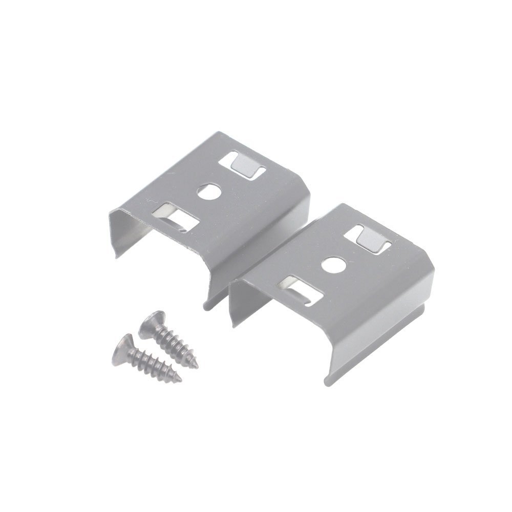 99ACC28CCRSI EL-28ECCR CLIPS FOR PROFILE EL-28CR, SILVER, SET - Image 1