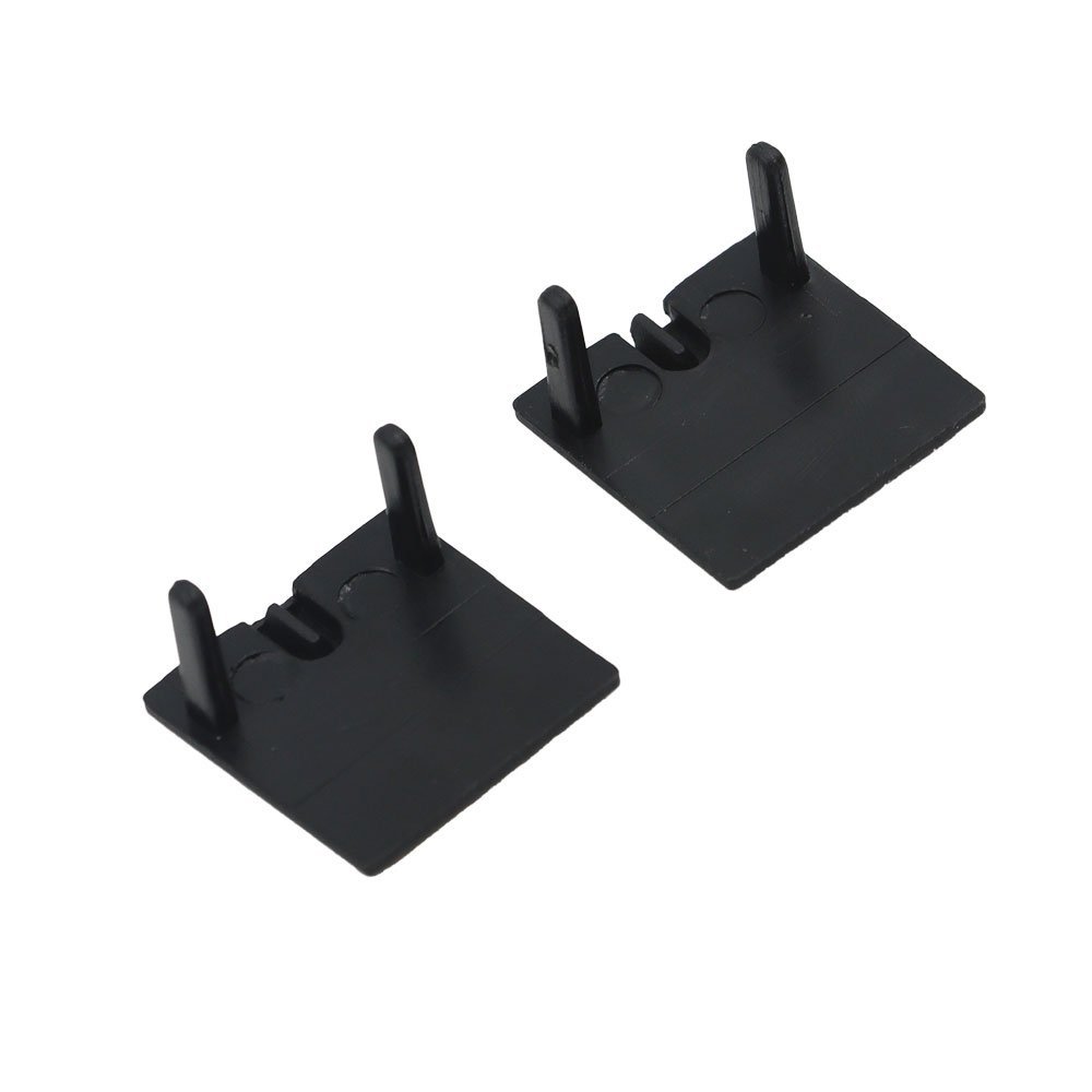 99ACC28ECCRBL EL-28ECCR END CAP FOR PROFILE EL-28CR BLACK, SET - Image 1