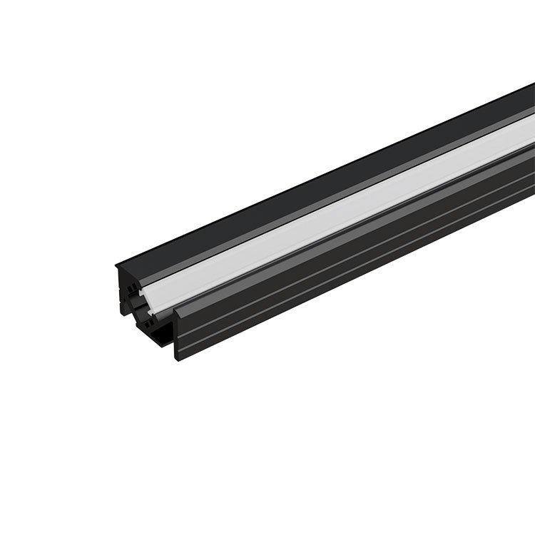 99ACC82CRBL EL-82CR SHELF PROFILE FOR LED STRIP 2.5M, BLACK - Image 1
