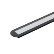 EL-87ECCR END CAP FOR PROFILE EL-87CR BLACK, SET