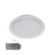 LED ΠΑΝΕΛ ΣΤΡΌΓΓΥΛΟ 18W 6500K IP65+ ΚΙΤ ΑΣΦΑΛΕΙΑΣ