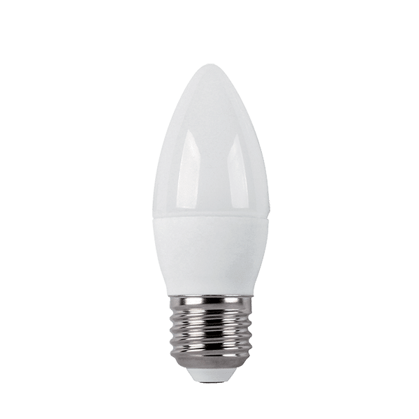 99LED915-2 ΛΑΜΠΤΗΡΑΣ LED ΚΕΡΑΚΙ C37 SMD2835 8W E27 230V ΘΕΡΜΟ ΛΕΥΚΟ - Image 1