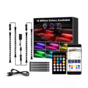ΧΕΙΡΙΣΤΗΡΙΟ BLUETOOTH SMART RGB LED ΤΑΙΝΙΑ ΜΕ ΜΟΥΣΙΚΗ , ΣΕΤ