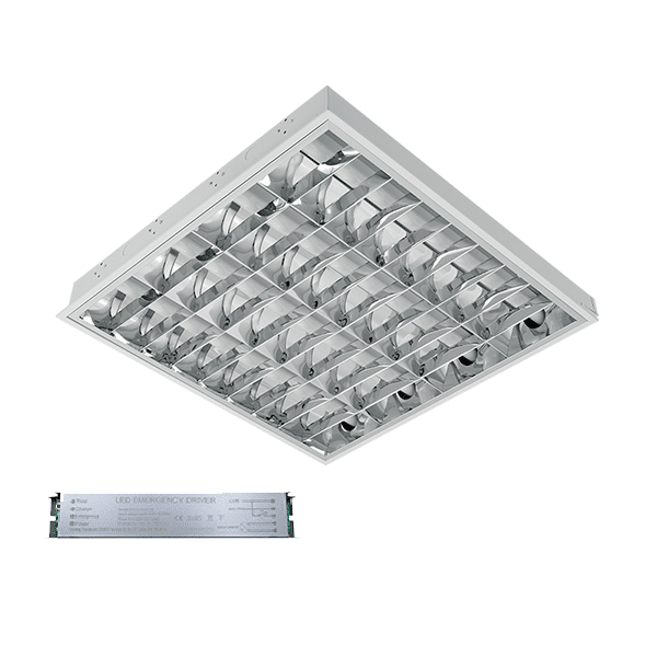 9LBM460LEDCWE LENA-V ΜΕ LED (600MM) 4X9W 6400K ΧΩΝΕΥΤΟ 595X595mm ΜΕ ΜΠΛΟΚ - Image 1