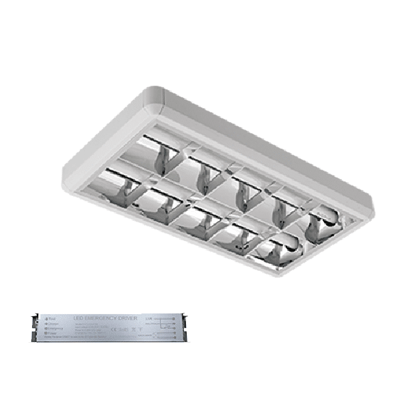 9LOM260LEDWE LENA-V ΜΕ LED (600MM) 2X9W 4000K ΕΞΩΤΕΡΙΚΟ 630X330mm ΜΕ ΜΠΛΟΚ - Image 1