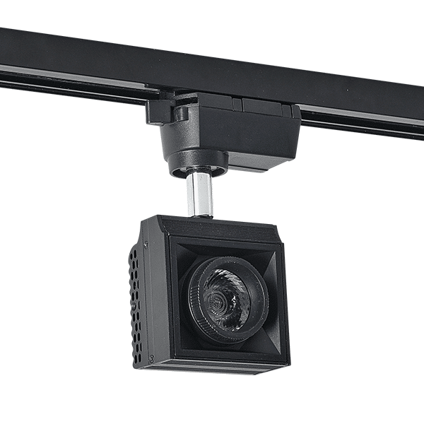 BL-494 SS ΣΠΟΤ ΡΑΓΑΣ 2-ΓΡΑΜΜΩΝ 10W 24° 4000K ΜΑΥΡΟ - Image 1